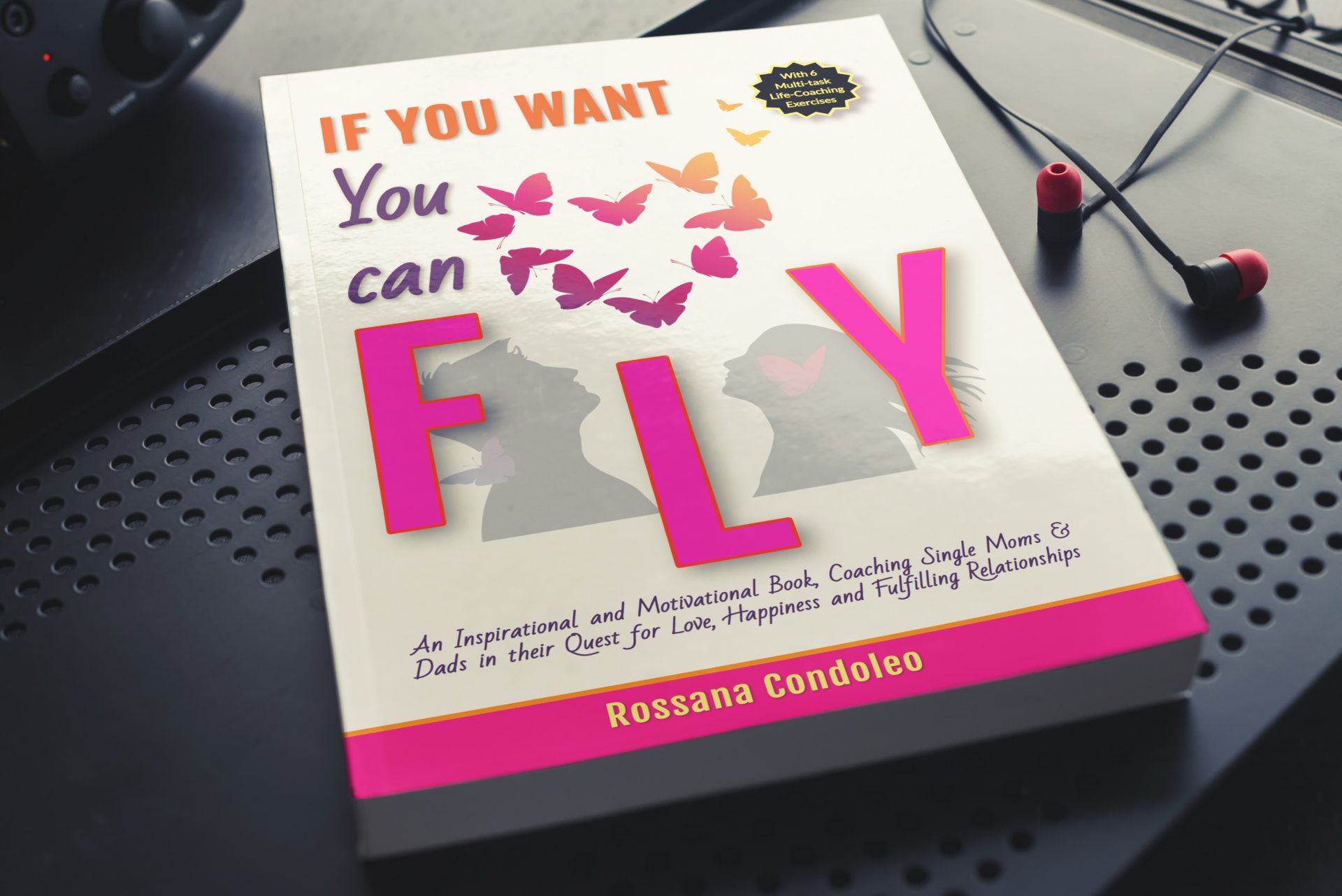 Single Parent reading If You Want You Can Fly by Rossana Condoleo