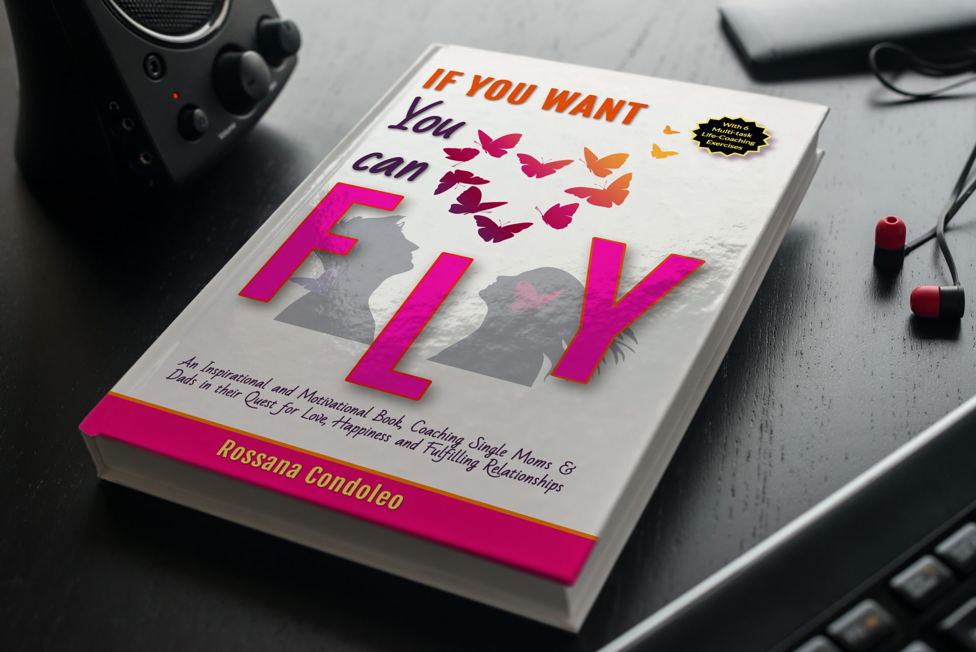 Single parent reading If You Want You Can Fly by Rossana Condoleo